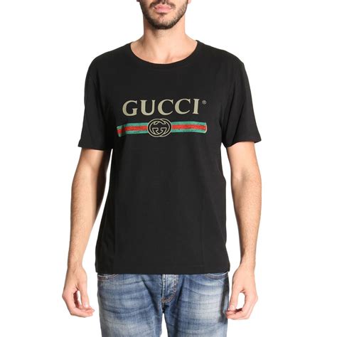 gucci mens fashion t-shirts t-shirts|gucci t shirt men's outlet.